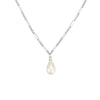 Adorned Pearl Drop Necklace