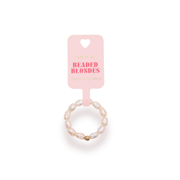 Jamie Pearl Ring in Gold