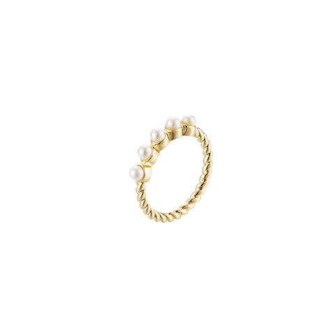 Adorned Pearl Stacking Ring