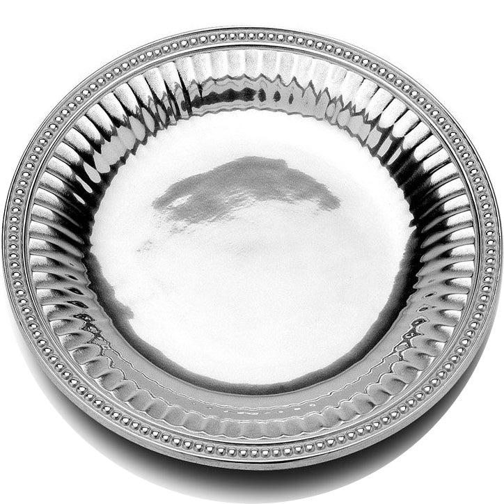 Flutes and Pearls Medium Round Tray