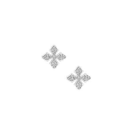 Shine Bright Cross Stud Earrings
