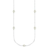 Adorned Pearl Station Long Necklace
