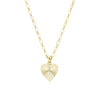Adorned Heart Charm Necklace