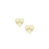 Adorned Heart Stud Earrings