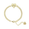 Adorned Heart Chain Bracelet