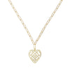 Adorned Heart Pendant Necklace