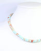 Gisela Stone Beaded Oval Clasp Necklace
