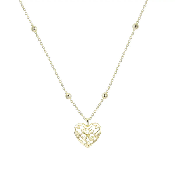 Believer Heart Drop Necklace