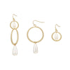 Sea Breeze 3 in 1 Pearl Drop Earrings