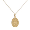 Gold Plated Miraculous Medal Necklace for Girls & Kids