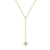 Shine Bright Cross Lariat Necklace