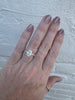 Lab Grown Oval Engagement Ring with Marquis/Round Band