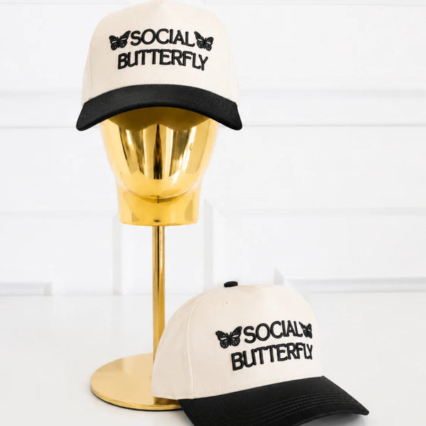 Social Butterfly - Baseball Cap