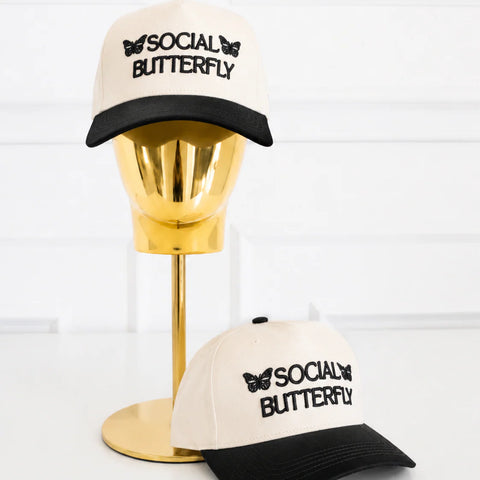 Social Butterfly - Baseball Cap