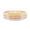 Three Queens All Weather Bangles - Clear Crystal