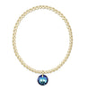 Classic Gold 3mm Bracelet - Reflection Small Charm