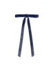 Velvet Skinny Bow Barrette