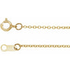 14kt Yellow Gold-Filled 1mm Cable Chain