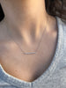 Diamond Bar Necklace