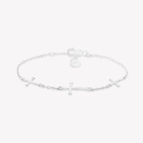 Calvary Cross Bracelet 7.9 in.