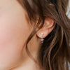 Sterling Silver Pearl Cross Baptism/First Communion Earrings