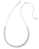 Gracie Tennis Necklace in White CZ