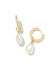 Willa Pearl Huggie Hoop Earrings