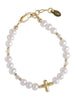 Eve Gold Plated Pearl Bracelet