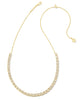 Gracie Tennis Necklace in White CZ