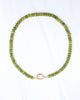 Gisela Stone Beaded Oval Clasp Necklace