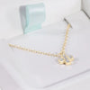 Diamond Signature Cross Pendant Necklace