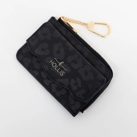 Black Leopard Coco Card Holder