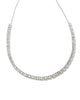 Gracie Tennis Necklace in White CZ