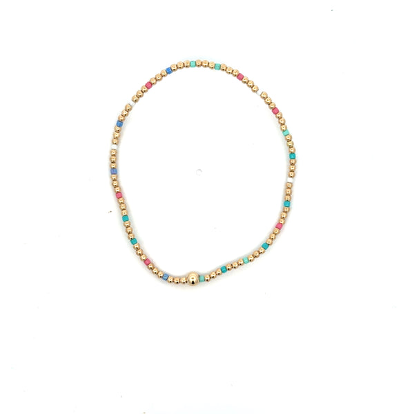 Hope Sincerity Pattern 2mm Bead Bracelet in Hot Mess Spring/Summer 2025