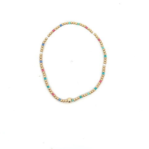 Hope Sincerity Pattern 2mm Bead Bracelet in Hot Mess Spring/Summer 2025