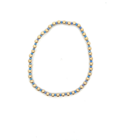 Hope Grateful Bracelet in Bright Blue
