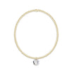 Classic Gold 2mm Bracelet - Reflection Small Charm