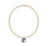 Classic Gold 2mm Bracelet - Reflection Small Charm