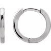 8mm Hinged Huggie Hoop Earrings