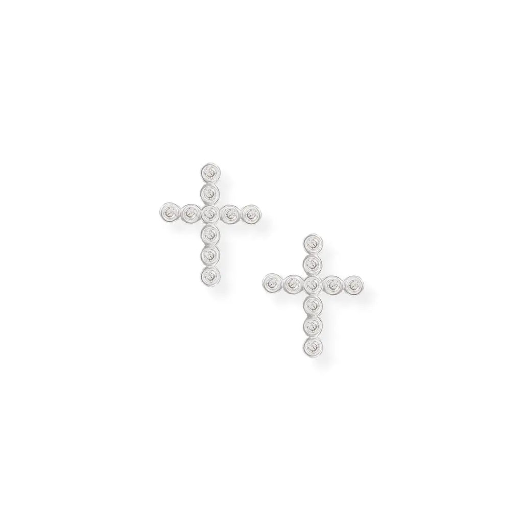 Legacy Cross Stud Earrings