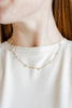 Gracie Flower Necklace - Clear