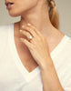 Pearl Gold Spinner Ring