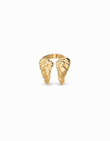 Angel Wing Open Ring in Gold