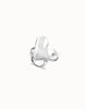 Chunky Fun Heart Silver Ring - Beat Colection