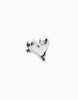 Chunky Fun Heart Silver Ring - Beat Colection