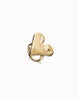 Chunky Fun Heart Gold Ring - Beat Collection