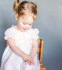 14K Gold-Plated Pearl Bracelet with Simulated Pearls for Babies and Little Girls