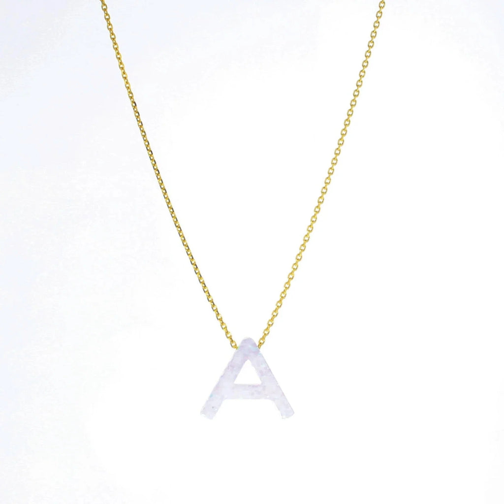 Lotus Jewelry Studio Aurora Letter Necklace - FINAL SALE