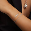 Bezel Set CZ Bracelet