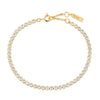CZ Row Bezel Set Bracelet